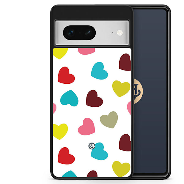 Bjornberry Skal Google Pixel 7 - Hjärtan