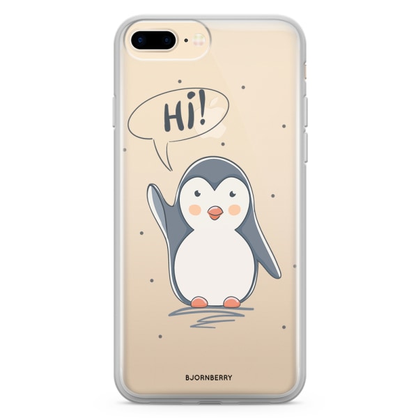 Bjornberry Skal Hybrid iPhone 7 Plus - Söt Pingvin