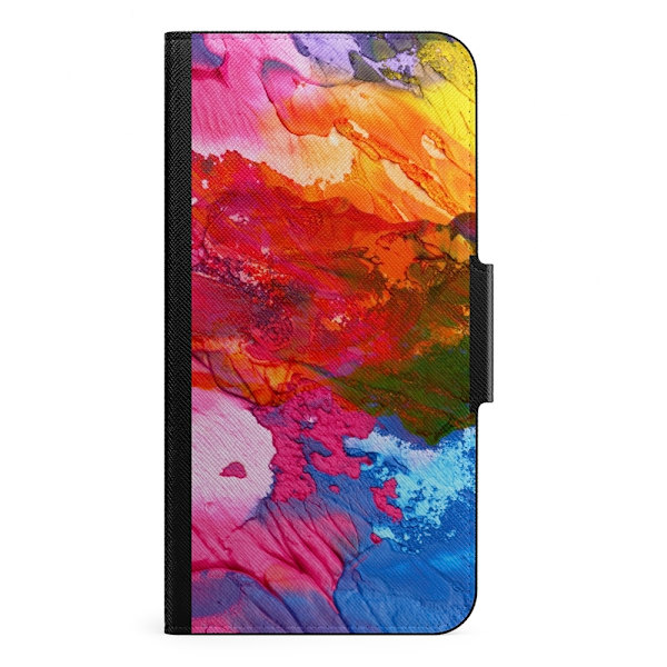Naive iPhone 13 Mini Plånboksfodral - Rainbow Ink