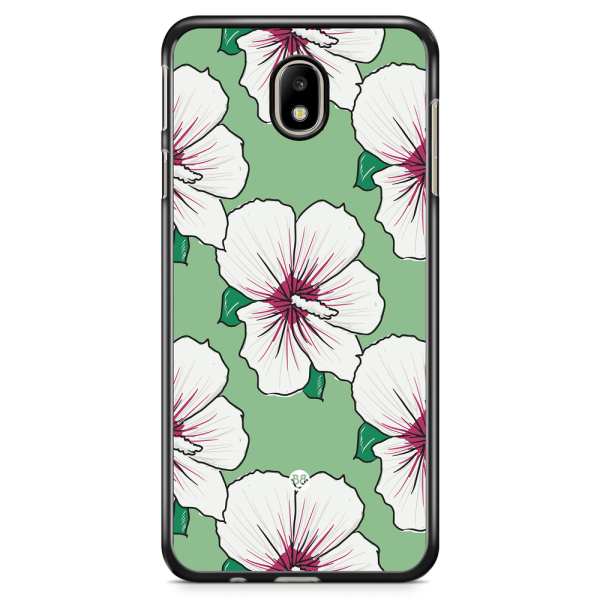 Bjornberry Skal Samsung Galaxy J5 (2017) - Gräddvita Blommor