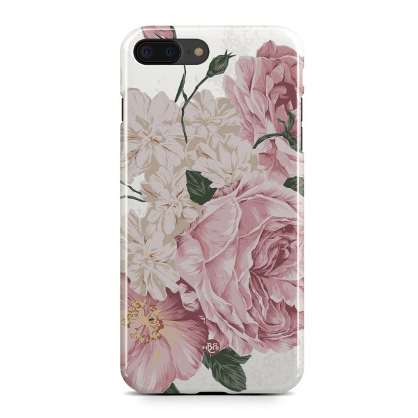 Bjornberry iPhone 8 Plus Premium Skal - Pink Roses