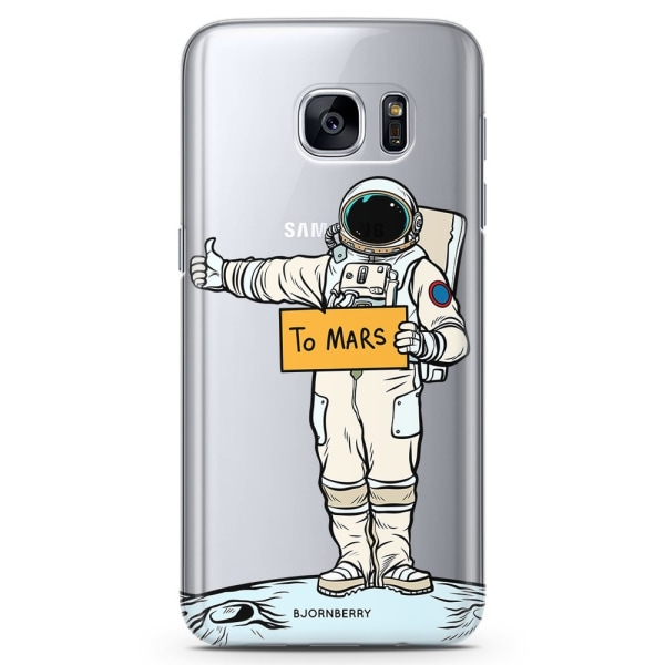 Bjornberry Samsung Galaxy S6 TPU Skal - Astronaut