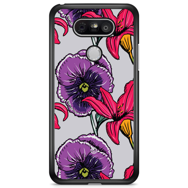 Bjornberry Skal LG G5 - Lila/Cerise Blomster