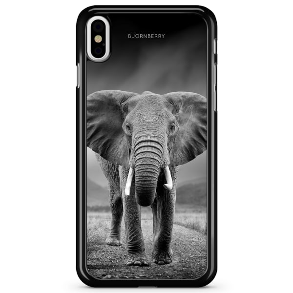 Bjornberry Skal iPhone X / XS - Svart/Vit Elefant