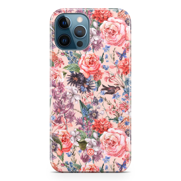 Bjornberry iPhone 12 Pro Premiumskal - Birds 'n Roses