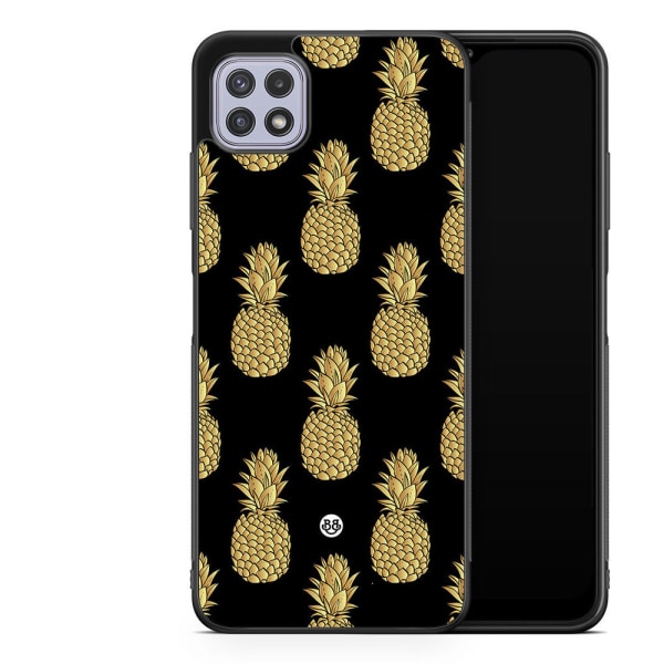 Bjornberry Skal Samsung Galaxy A22 4G  -Guldiga Ananas