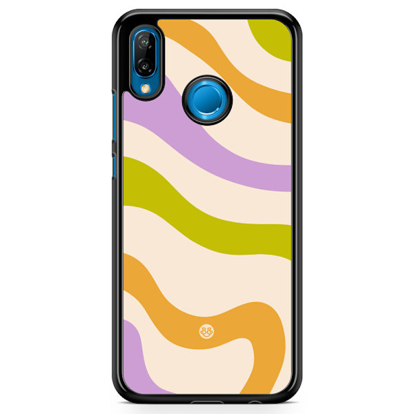Bjornberry Skal Huawei P20 Lite - Grön/orange 70-tal