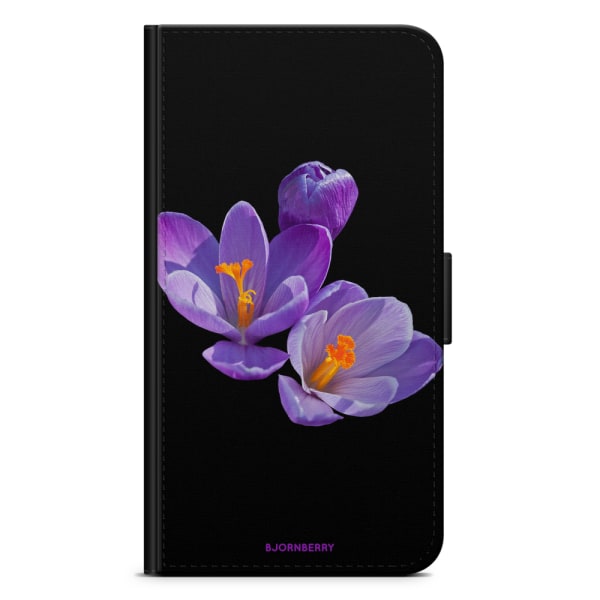 Bjornberry Fodral Samsung Galaxy J4 Plus - Lila Blommor