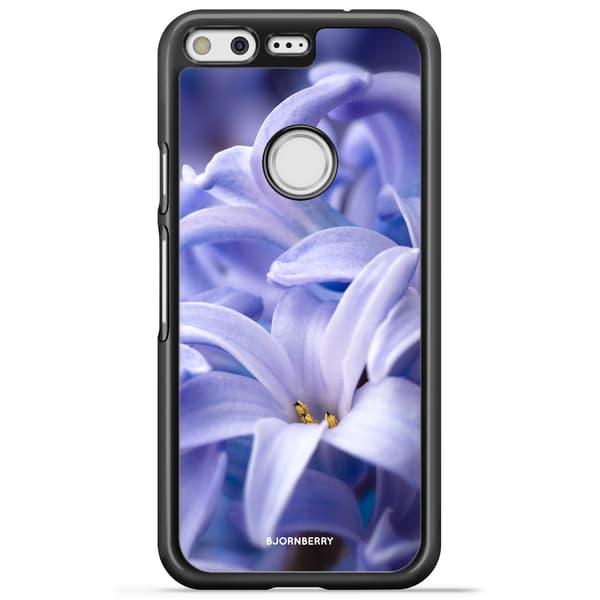 Bjornberry Skal Google Pixel - Blå blomma