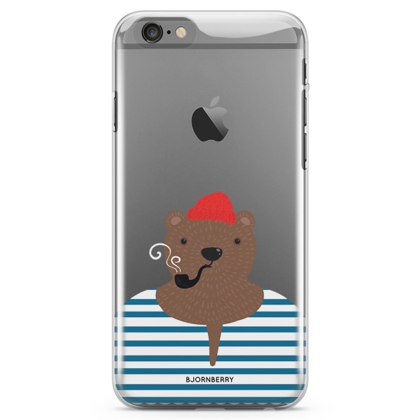 Bjornberry iPhone 6 Plus/6s Plus TPU Skal - Hipster Björn