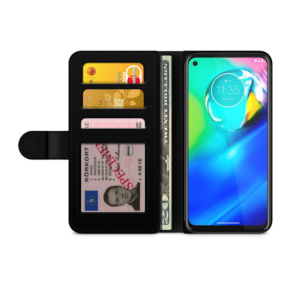 Bjornberry Fodral Motorola Moto G8 Power - Abstrakt Mönster