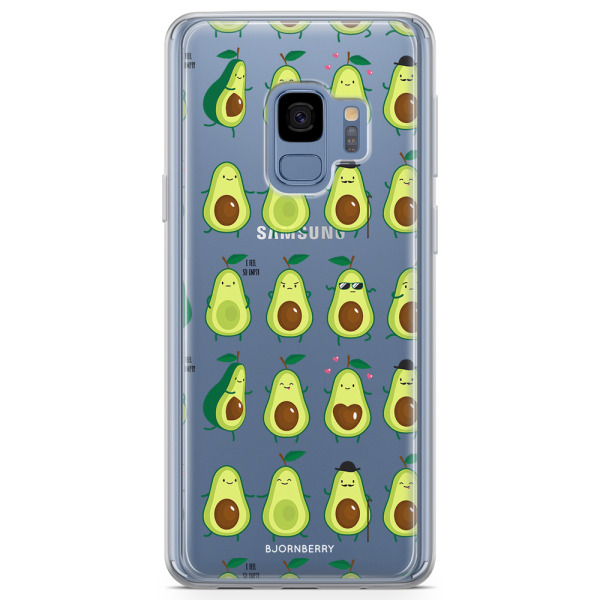 Bjornberry Skal Hybrid Samsung Galaxy S9 - Avocado Mönster