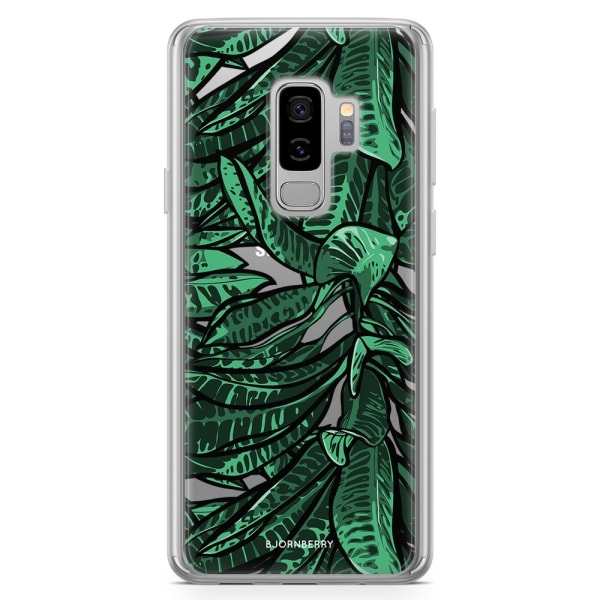 Bjornberry Skal Hybrid Samsung Galaxy S9+ - Tropiska Löv