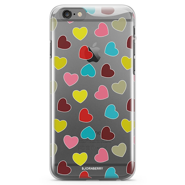 Bjornberry iPhone 6 Plus/6s Plus TPU Skal - Hjärtan