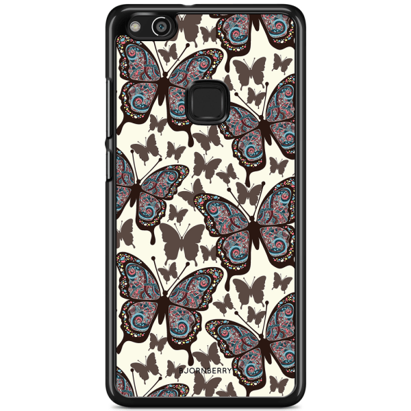 Bjornberry Skal Huawei P10 Lite - Färgglada Fjärilar