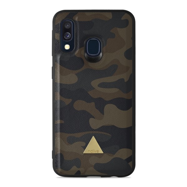 Naive Samsung Galaxy A40 (2019) Skal - Camouflage