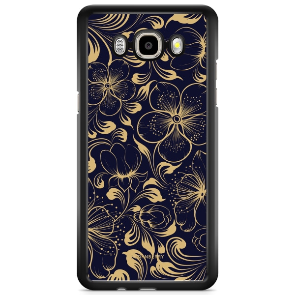 Bjornberry Skal Samsung Galaxy J5 (2015) - Mörkblå Blommor