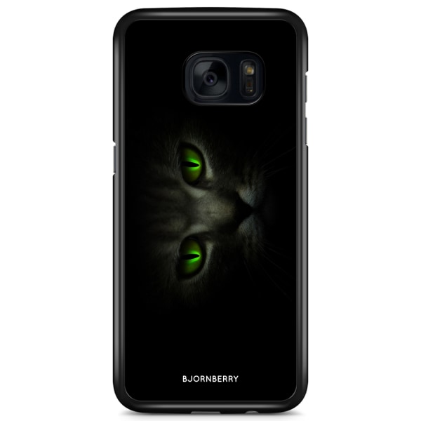Bjornberry Skal Samsung Galaxy S7 Edge - Gröna Kattögon