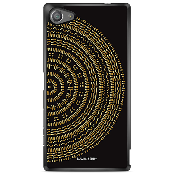 Bjornberry Skal Sony Xperia Z5 Compact - Mandala Guld/Svart