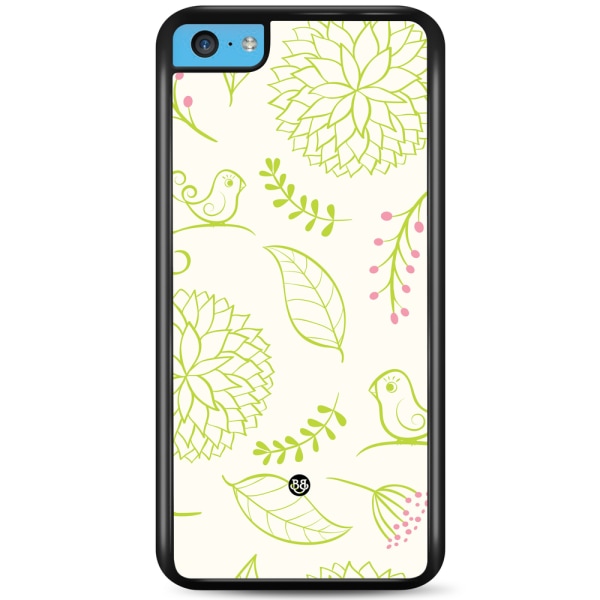 Bjornberry Skal iPhone 5C - Blomster Grön