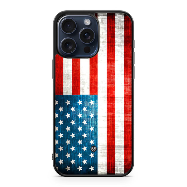 Bjornberry Skal iPhone 15 Pro Max - USA Flagga