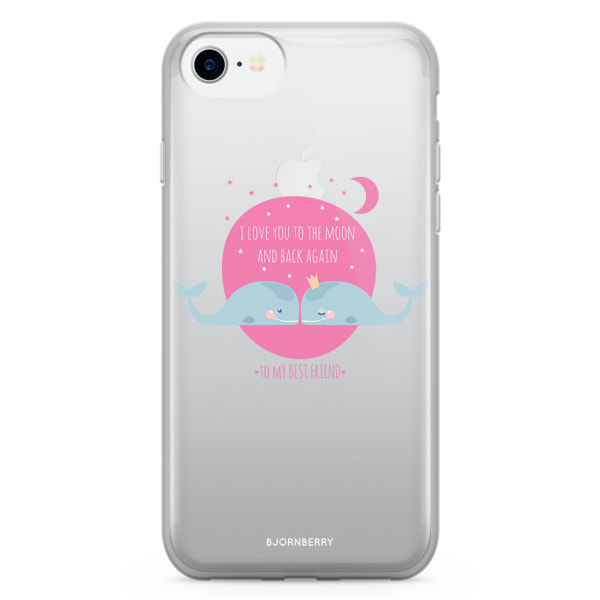 Bjornberry Skal Hybrid iPhone 7 - Love You To The Moon