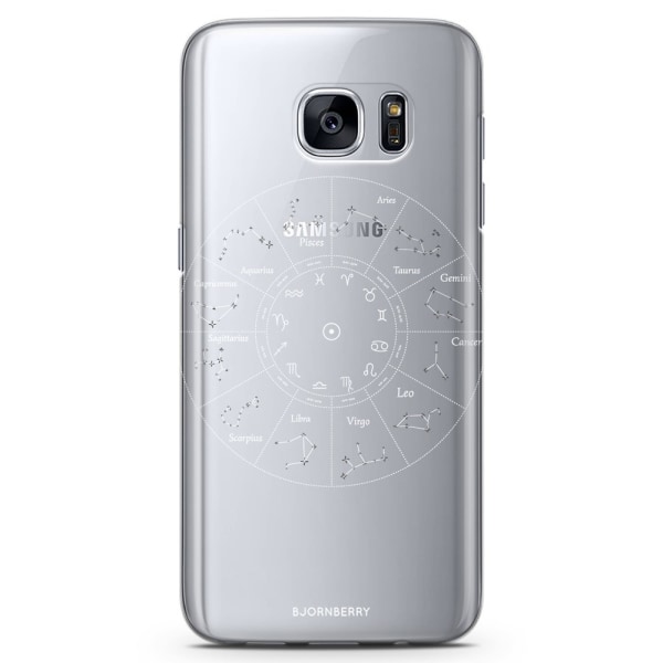 Bjornberry Samsung Galaxy S7 Edge TPU Skal -Stjärnbilder
