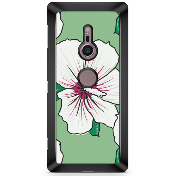 Bjornberry Sony Xperia XZ2 Skal - Gräddvita Blommor