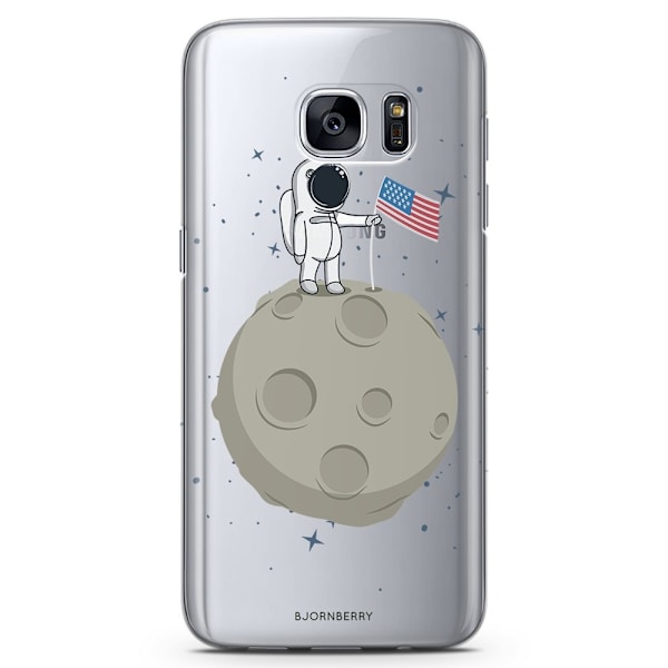 Bjornberry Samsung Galaxy S7 Edge TPU Skal -Astronaut