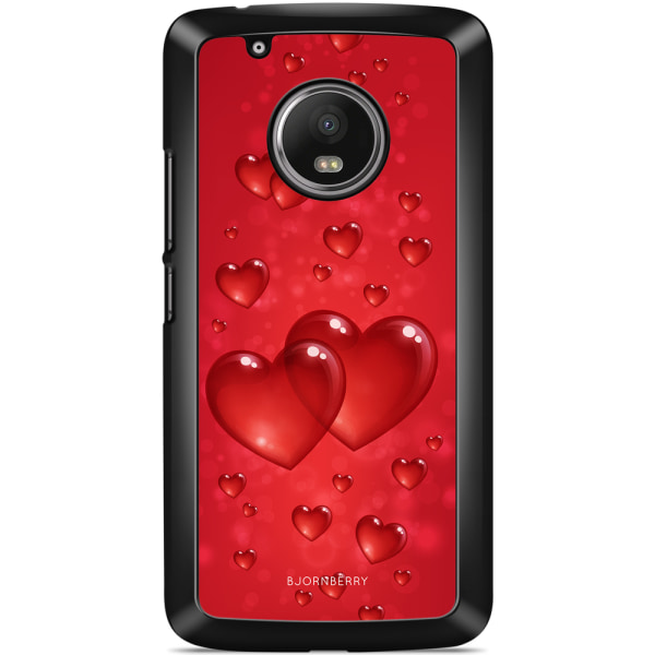 Bjornberry Skal Moto G5 Plus - Hjärtan