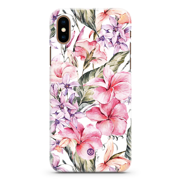 Bjornberry iPhone XS Max Premium Skal - Watercolor Floral