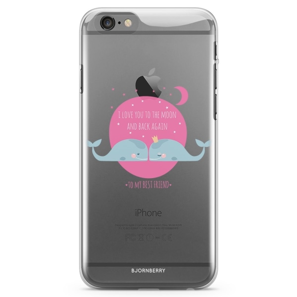Bjornberry iPhone 6/6s TPU Skal - Love You To The Moon