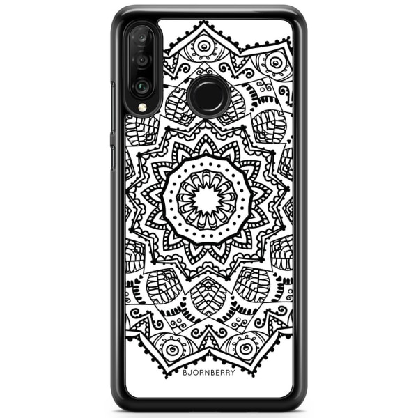 Bjornberry Hårdskal Huawei P30 Lite - Svart Mandala