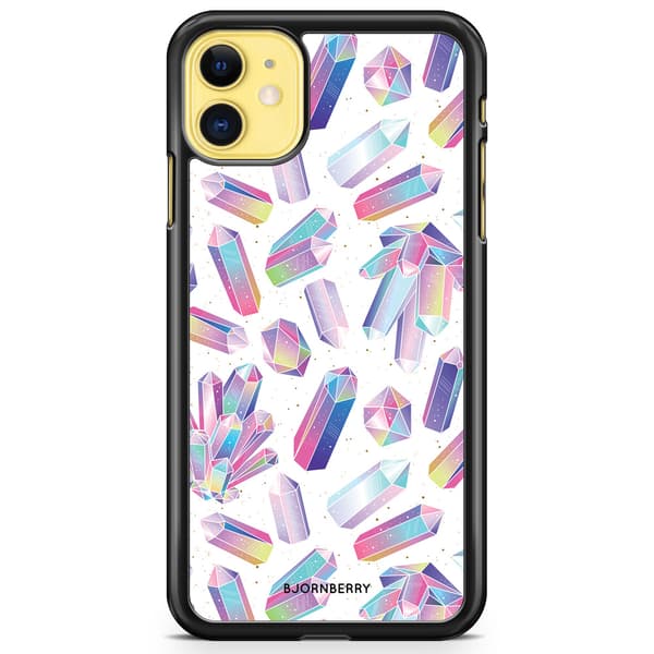 Bjornberry Hårdskal iPhone 11 - Kristaller Regnbåge