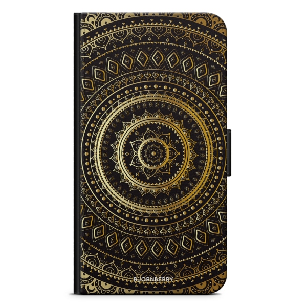 Bjornberry Plånboksfodral iPhone 11 - Guld Mandala