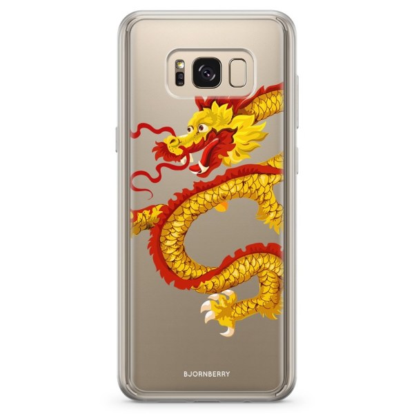 Bjornberry Skal Hybrid Samsung Galaxy S8 - Gul Drake