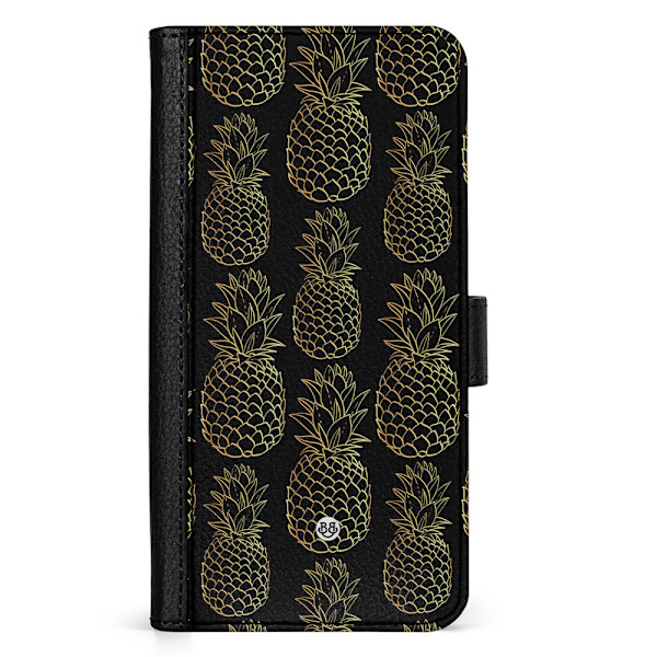 Bjornberry Fodral Samsung Galaxy A14 4G/5G -Guldiga Ananas