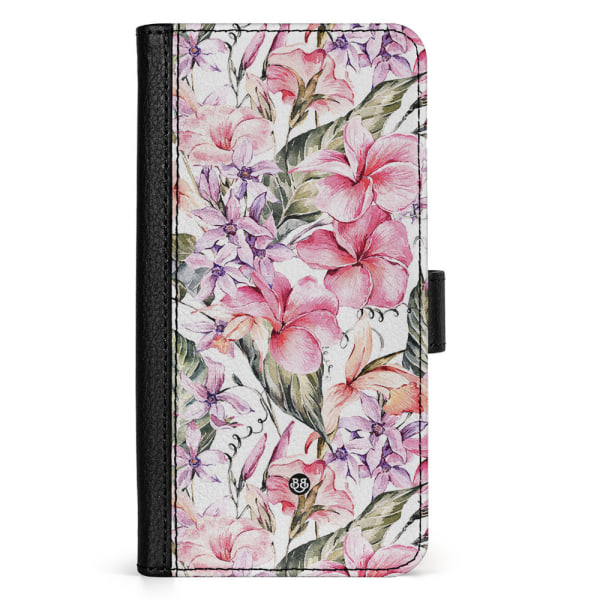 Bjornberry iPhone 15 Pro Fodral - Vattenfärg Blommor