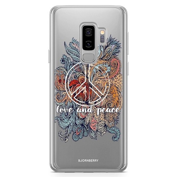 Bjornberry Skal Hybrid Samsung Galaxy S9+ - Love and peace