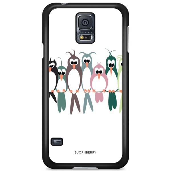Bjornberry Skal Samsung Galaxy S5 Mini - Fåglar på en lina