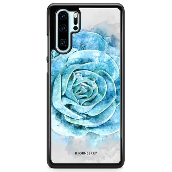 Bjornberry Hårdskal Huawei P30 Pro - Blå Kaktus