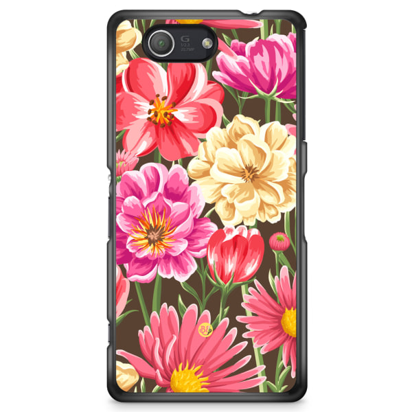 Bjornberry Skal Sony Xperia Z3 Compact - Sömlösa Blommor
