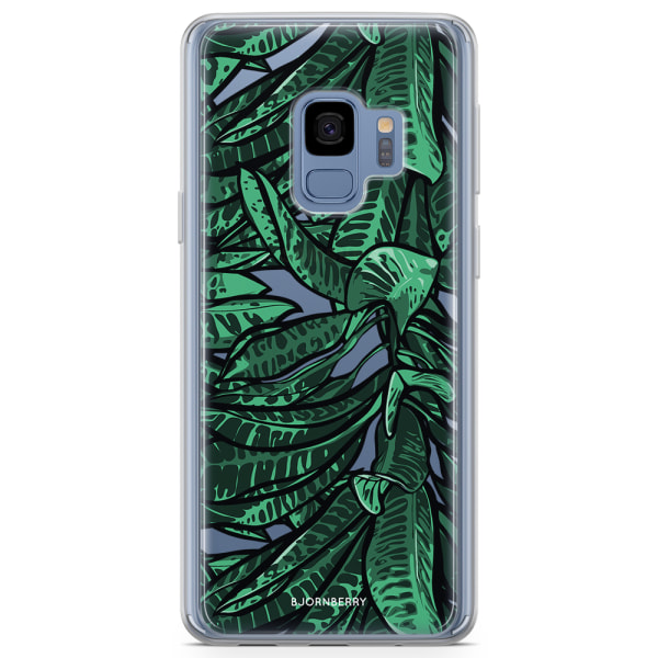 Bjornberry Skal Hybrid Samsung Galaxy S9 - Tropiska Löv