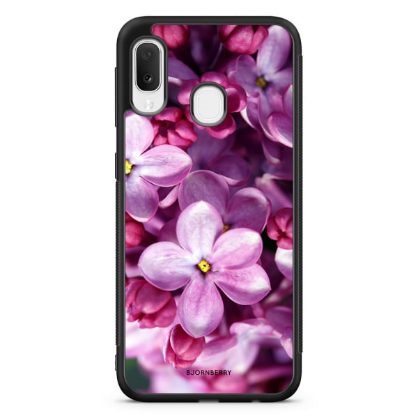 Bjornberry Skal Samsung Galaxy A20e - Lila Vårblommor