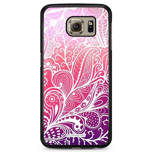 Bjornberry Skal Samsung Galaxy S6 - Färgglada Blommor