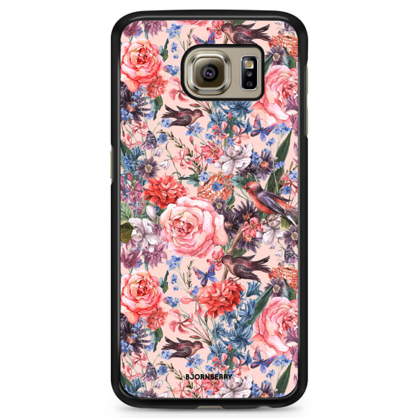 Bjornberry Skal Samsung Galaxy S6 - Fåglar & Blommor