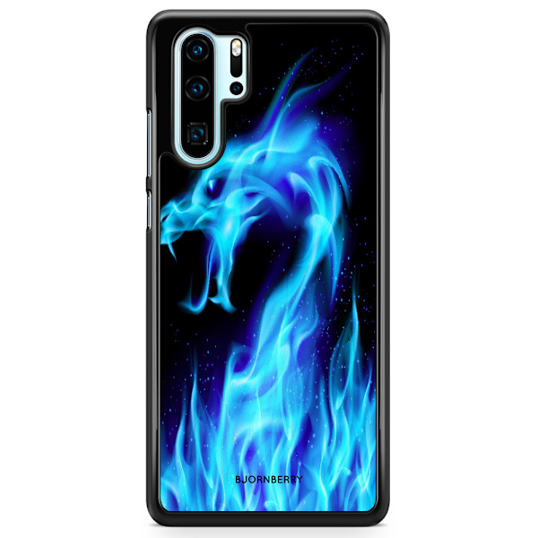 Bjornberry Hårdskal Huawei P30 Pro - Blå Flames Dragon