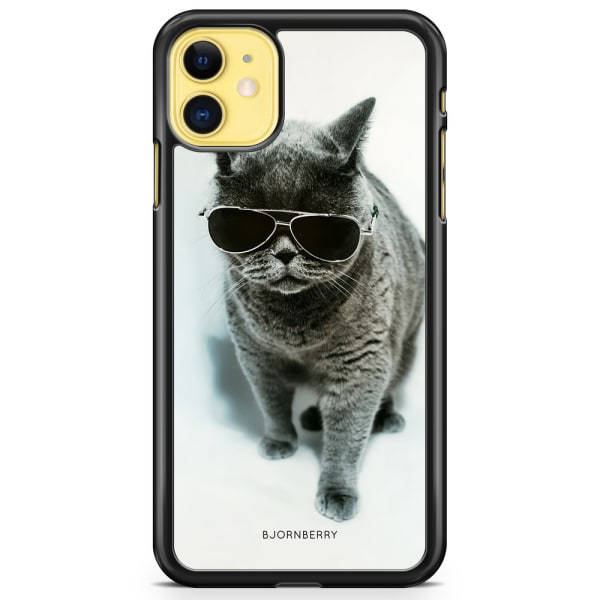 Bjornberry Hårdskal iPhone 11 - Katt Glasögon