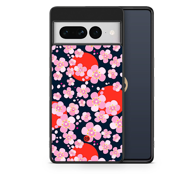 Bjornberry Skal Google Pixel 7 Pro - Japan Blommor