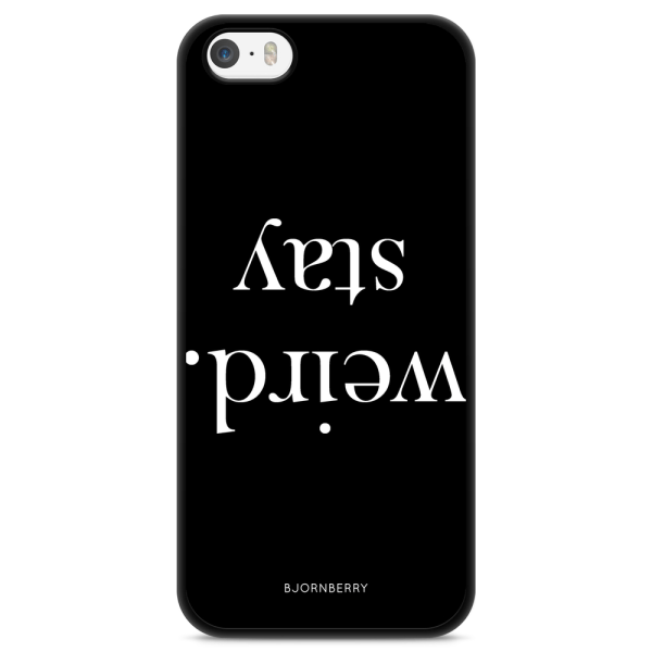 Bjornberry Skal iPhone 5/5s/SE (2016) - STAY WEIRD Vit